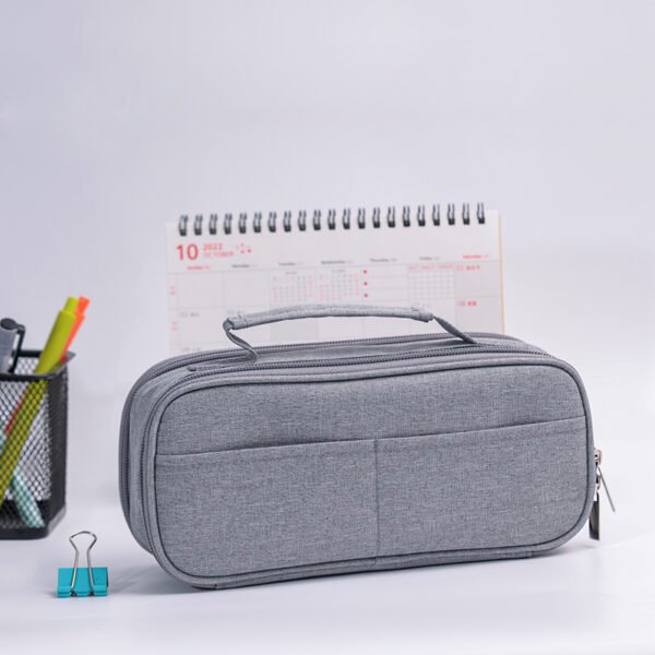 Custom Large Capacity Pencil Case | Multi-Layer Stationery Organizer Bag