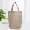 trv-04 Custom Cotton Linen Tote Bag | Eco-Friendly Structured Shopper